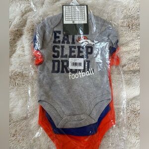 Denver Broncos baby official NFL tshirts comes with 3 - size 3-6 months